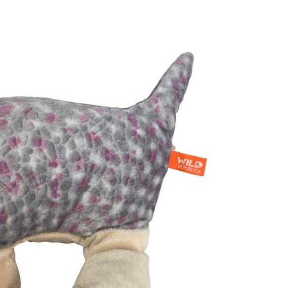 Wild Republic Triceratops‎ Dinosaur Prehistoric Pebbled Stuffed Animal Plush Toy - Picture 7 of 7